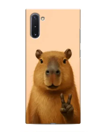 Чехол для Samsung Galaxy Note 10 с картинкой «Капибара виктория»
