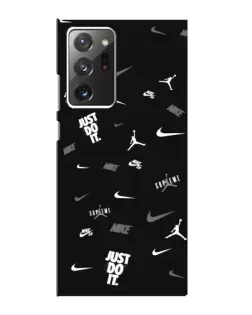 Чехол для Samsung Galaxy Note 20 Ultra с картинкой «Nike Black Pattern» Чехол для Samsung Galaxy Note 20 Ultra с картинкой «Nike Black Pattern»