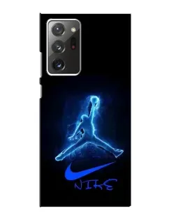 Чехол для Samsung Galaxy Note 20 Ultra с картинкой «Jordan Neon Blue» Чехол для Samsung Galaxy Note 20 Ultra с картинкой «Jordan Neon Blue»