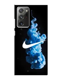 Чехол для Samsung Galaxy Note 20 Ultra с картинкой «Nike и синий дым» Чехол для Samsung Galaxy Note 20 Ultra с картинкой «Nike и синий дым»