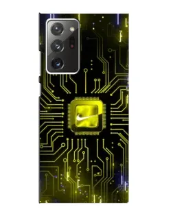 Чехол для Samsung Galaxy Note 20 Ultra с картинкой «Nike — золотая искра» Чехол для Samsung Galaxy Note 20 Ultra с картинкой «Nike — золотая искра»