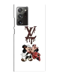 Чехол для Samsung Galaxy Note 20 Ultra с картинкой «LV и Микки Маус»