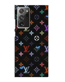 Чехол для Samsung Galaxy Note 20 Ultra с картинкой «Цветная монограмма LV»