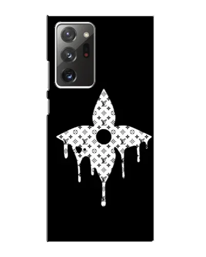 Чехол для Samsung Galaxy Note 20 Ultra с картинкой «Цветочная монограмма»
