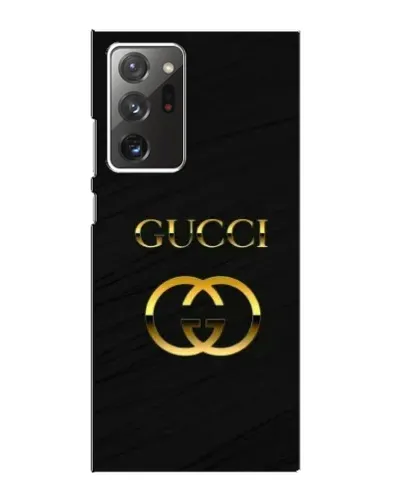 Чохол для Samsung Galaxy Note 20 Ultra з картинкою «Золотий логотип Gucci»