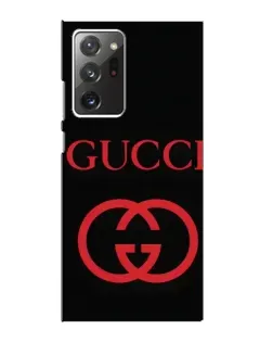 Чохол для Samsung Galaxy Note 20 Ultra з картинкою «Gucci — червоний логотип»