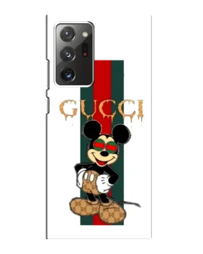 Чохол для Samsung Galaxy Note 20 Ultra з картинкою «Міккі Маус Gucci — смуги»