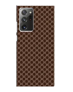 Чохол для Samsung Galaxy Note 20 Ultra з картинкою «Gucci — шоколадна сітка»