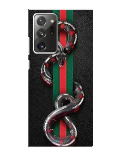 Чохол для Samsung Galaxy Note 20 Ultra з картинкою «Gucci — змія на смузі»