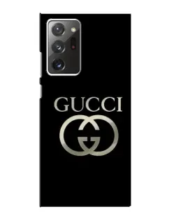 Чохол для Samsung Galaxy Note 20 Ultra з картинкою «Gucci — золото на чорному»