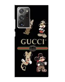 Чохол для Samsung Galaxy Note 20 Ultra з картинкою «Gucci — герої Disney та монограма»