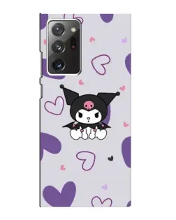 Чохол для Samsung Galaxy Note 20 Ultra з картинкою «Kuromi та лавандові серця» Чохол для Samsung Galaxy Note 20 Ultra з картинкою «Kuromi та лавандові серця»