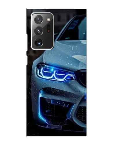 Чехол для Samsung Galaxy Note 20 Ultra с картинкой «Взгляд BMW с синими фарами» Чехол для Samsung Galaxy Note 20 Ultra с картинкой «Взгляд BMW с синими фарами»