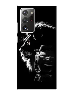 Чехол для Samsung Galaxy Note 20 Ultra с картинкой «BMW и лев» Чехол для Samsung Galaxy Note 20 Ultra с картинкой «BMW и лев»