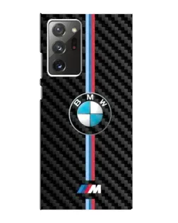 Чехол для Samsung Galaxy Note 20 Ultra с картинкой «Эмблема BMW и карбон» Чехол для Samsung Galaxy Note 20 Ultra с картинкой «Эмблема BMW и карбон»