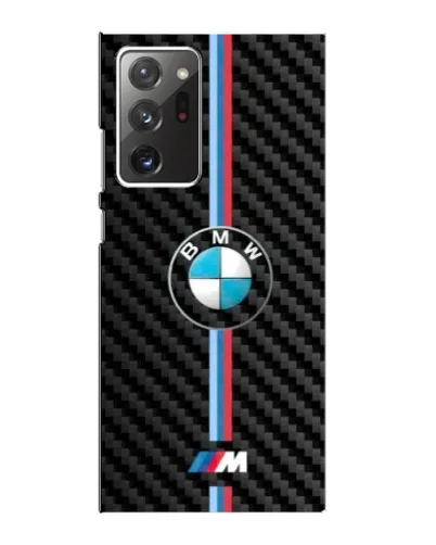 Чехол для Samsung Galaxy Note 20 Ultra с картинкой «Эмблема BMW и карбон» Чехол для Samsung Galaxy Note 20 Ultra с картинкой «Эмблема BMW и карбон»