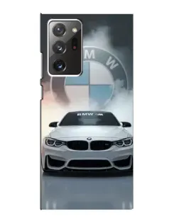 Чехол для Samsung Galaxy Note 20 Ultra с картинкой «BMW в белом дыму» Чехол для Samsung Galaxy Note 20 Ultra с картинкой «BMW в белом дыму»