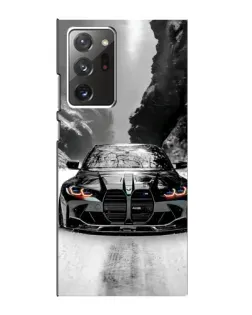 Чехол для Samsung Galaxy Note 20 Ultra с картинкой «BMW — акварельный дрифт» Чехол для Samsung Galaxy Note 20 Ultra с картинкой «BMW — акварельный дрифт»