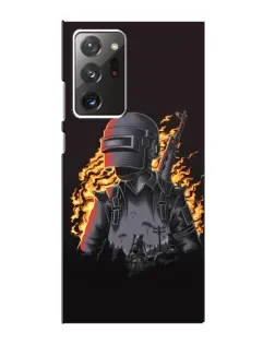 Чохол для Samsung Galaxy Note 20 Ultra з картинкою «PUBG — вогняний силует»