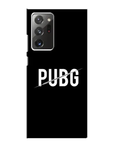 Чохол для Samsung Galaxy Note 20 Ultra з картинкою «PUBG — білий логотип»