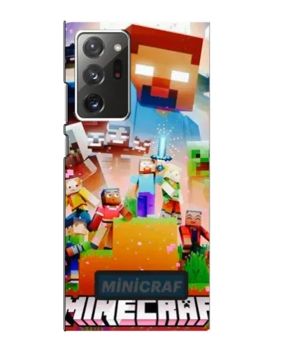 Чехол для Samsung Galaxy Note 20 Ultra с картинкой «Minecraft герои игры» Чехол для Samsung Galaxy Note 20 Ultra с картинкой «Minecraft герои игры»