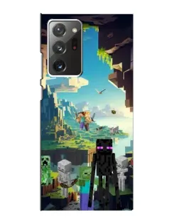 Чехол для Samsung Galaxy Note 20 Ultra с картинкой «Эндермен в лесу»