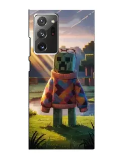 Чехол для Samsung Galaxy Note 20 Ultra с картинкой «Крипер в свитере»