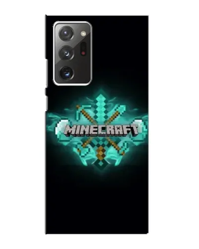 Чехол для Samsung Galaxy Note 20 Ultra с картинкой «Minecraft Diamond лого» Чехол для Samsung Galaxy Note 20 Ultra с картинкой «Minecraft Diamond лого»
