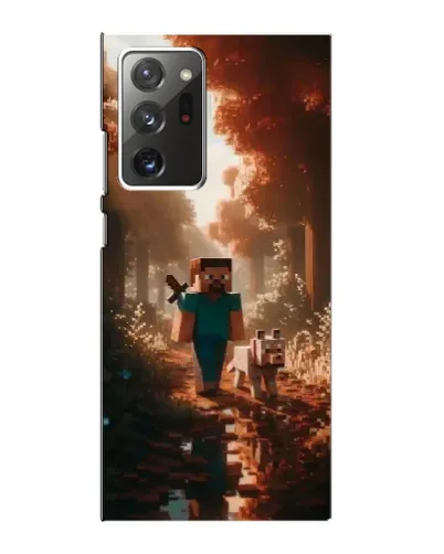 Чехол для Samsung Galaxy Note 20 Ultra с картинкой «Стив в лесу» Чехол для Samsung Galaxy Note 20 Ultra с картинкой «Стив в лесу»