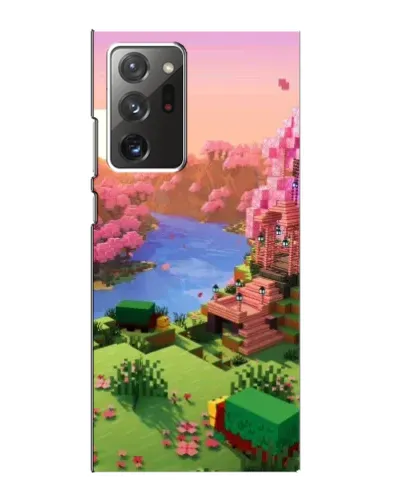 Чехол для Samsung Galaxy Note 20 Ultra с картинкой «Розовое дерево Minecraft» Чехол для Samsung Galaxy Note 20 Ultra с картинкой «Розовое дерево Minecraft»