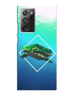 Чохол для Samsung Galaxy Note 20 Ultra з картинкою «Черепаха Minecraft»