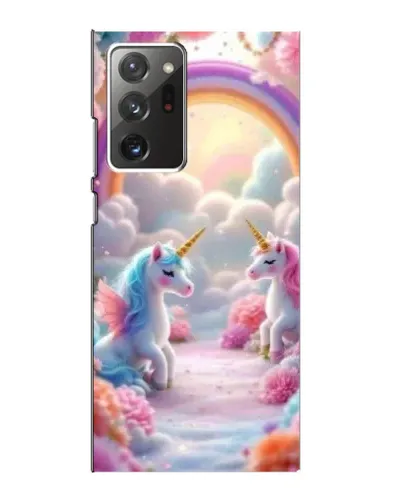 Чехол для Samsung Galaxy Note 20 Ultra с картинкой «Радуга и единороги» Чехол для Samsung Galaxy Note 20 Ultra с картинкой «Радуга и единороги»