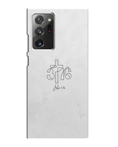 Чехол для Samsung Galaxy Note 20 Ultra с картинкой «Иоанна 3:16 Крест»