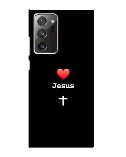 Чехол для Samsung Galaxy Note 20 Ultra с картинкой «Сердце - Jesus»