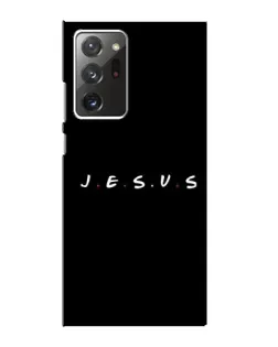 Чехол для Samsung Galaxy Note 20 Ultra с картинкой «Точки веры J.E.S.U.S.»