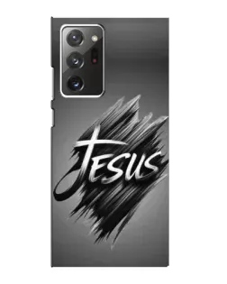 Чехол для Samsung Galaxy Note 20 Ultra с картинкой «Надпись Jesus Graffiti»