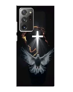 Чехол для Samsung Galaxy Note 20 Ultra с картинкой «Голубь и Свет»