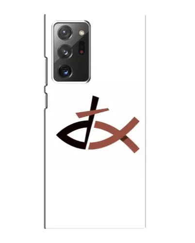 Чехол для Samsung Galaxy Note 20 Ultra с картинкой «Рыба и крест»
