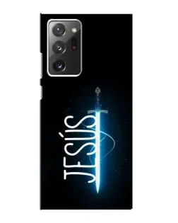 Чехол для Samsung Galaxy Note 20 Ultra с картинкой «Меч Духа Jesus»