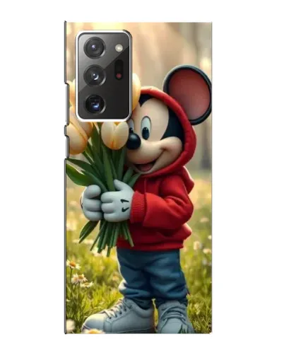 Чехол для Samsung Galaxy Note 20 Ultra с картинкой «Микки с тюльпанами» Чехол для Samsung Galaxy Note 20 Ultra с картинкой «Микки с тюльпанами»