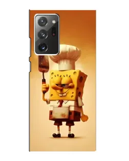 Чехол для Samsung Galaxy Note 20 Ultra с картинкой «Губка Боб повар»