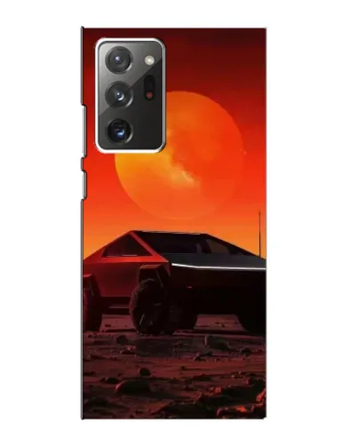 Чохол для Samsung Galaxy Note 20 Ultra з картинкою «Cybertruck на Марсі»