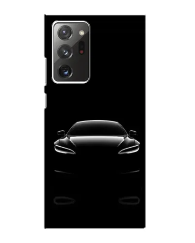 Чохол для Samsung Galaxy Note 20 Ultra з картинкою «Силует Tesla Night»