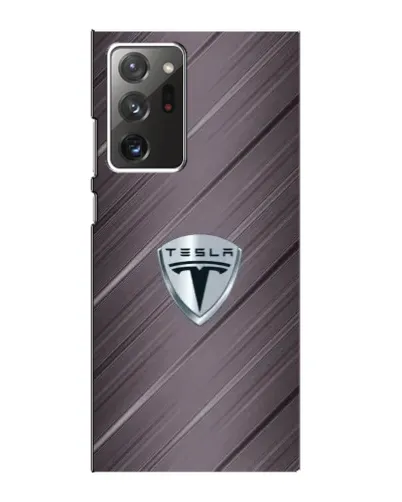 Чохол для Samsung Galaxy Note 20 Ultra з картинкою «Металева текстура Tesla»