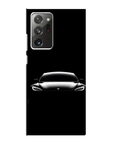 Чохол для Samsung Galaxy Note 20 Ultra з картинкою «Фари Tesla Night»