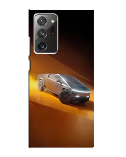 Чохол для Samsung Galaxy Note 20 Ultra з картинкою «Cybertruck у пустелі»