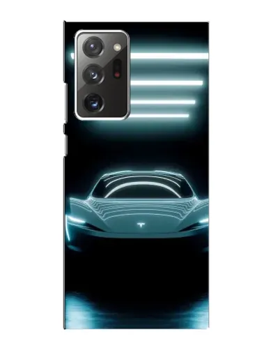 Чохол для Samsung Galaxy Note 20 Ultra з картинкою «Tesla в неоні»