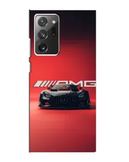 Чехол для Samsung Galaxy Note 20 Ultra с картинкой «Mercedes AMG — красная линия»