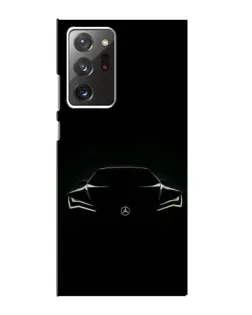 Чохол для Samsung Galaxy Note 20 Ultra з картинкою «Mercedes — силует авто»