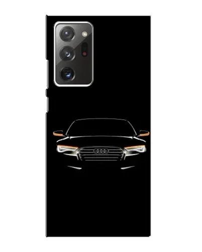 Чехол для Samsung Galaxy Note 20 Ultra с картинкой «Audi — ночной контур»